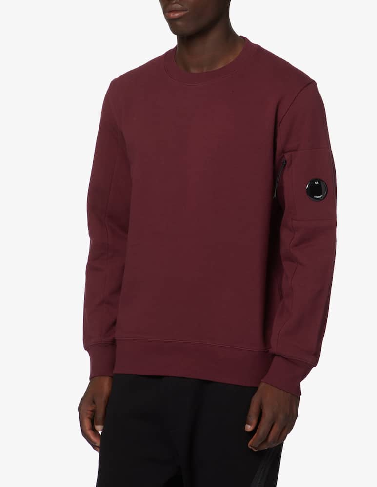 Cp Company Lens roundneck sweatshirt - Red - picture 1 Cp Company Lens roundneck sweatshirt - Red - picture 1