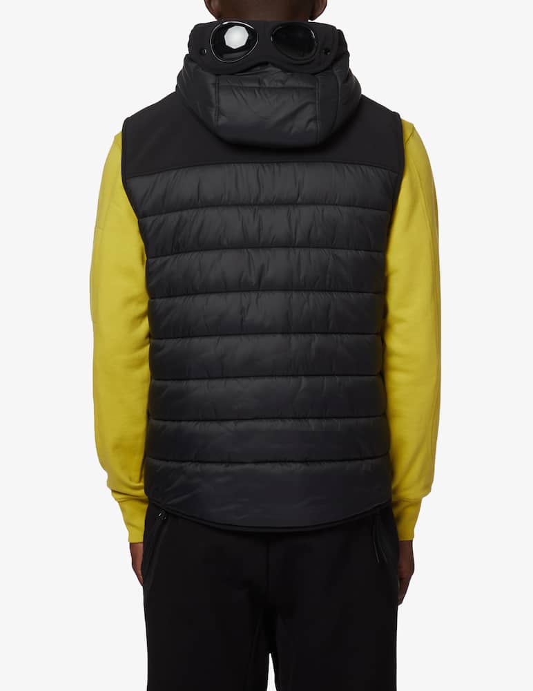 rinascente Cp Company Chrome mixed vest - Black
