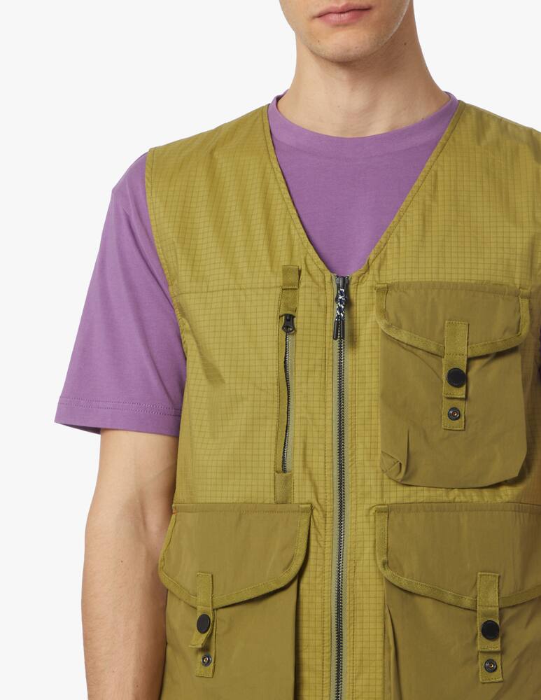 rinascente Dolomite Vest multi pocket nylon - green
