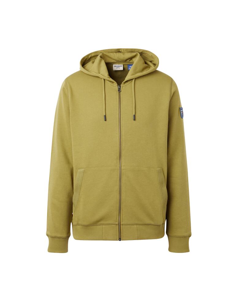 rinascente Dolomite Felpa con cappuccio fzip basic - verde