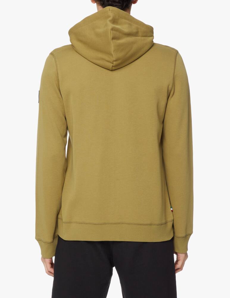 rinascente Dolomite Felpa con cappuccio fzip basic - verde