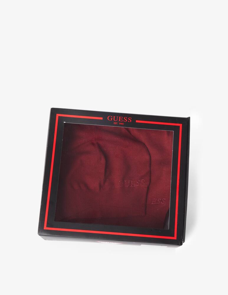 rinascente Guess Cappello e Sciarpa - Rosso