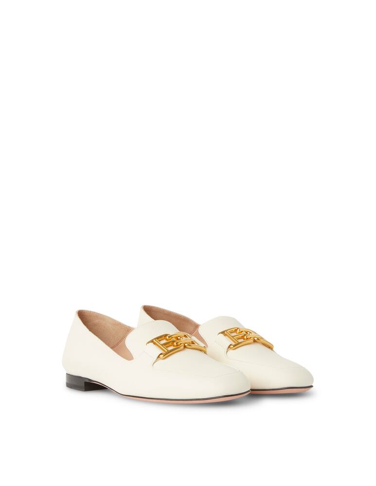 rinascente Bally Ellah loafers in plain leather - black