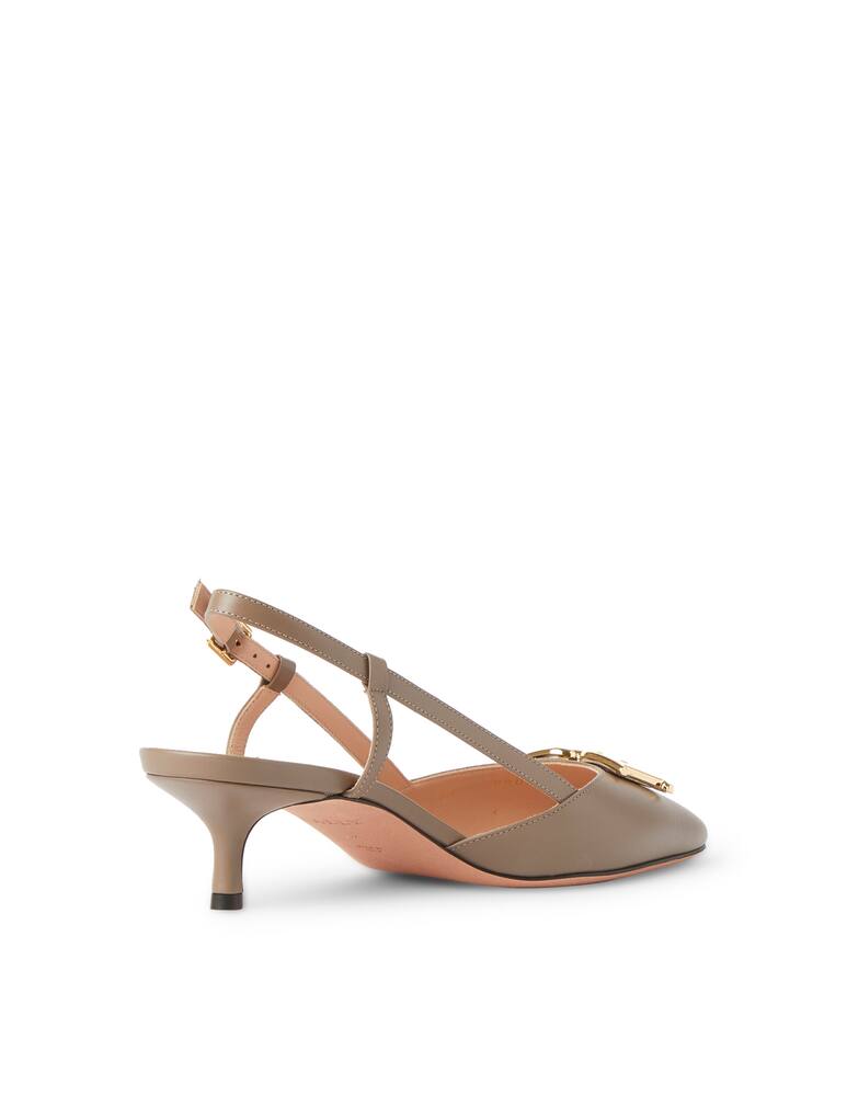 rinascente Bally Eva leather slingback - beige