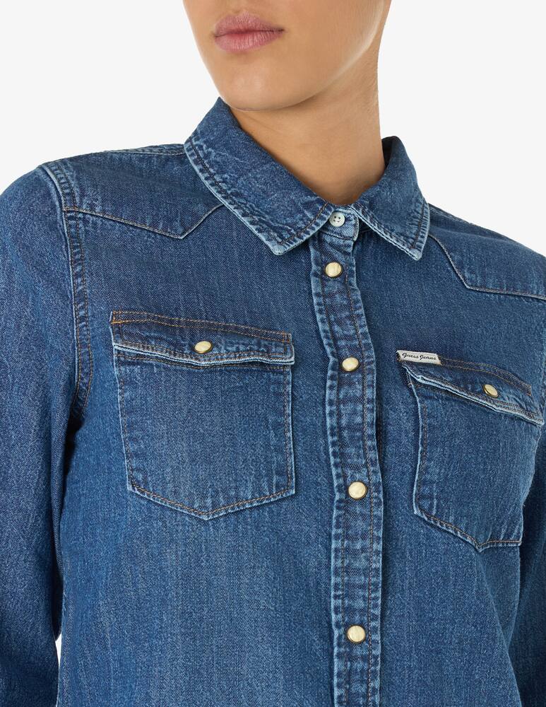 Guess Jeans Camicia in denim slim GJ - immagine 4 Guess Jeans Camicia in denim slim GJ - immagine 4