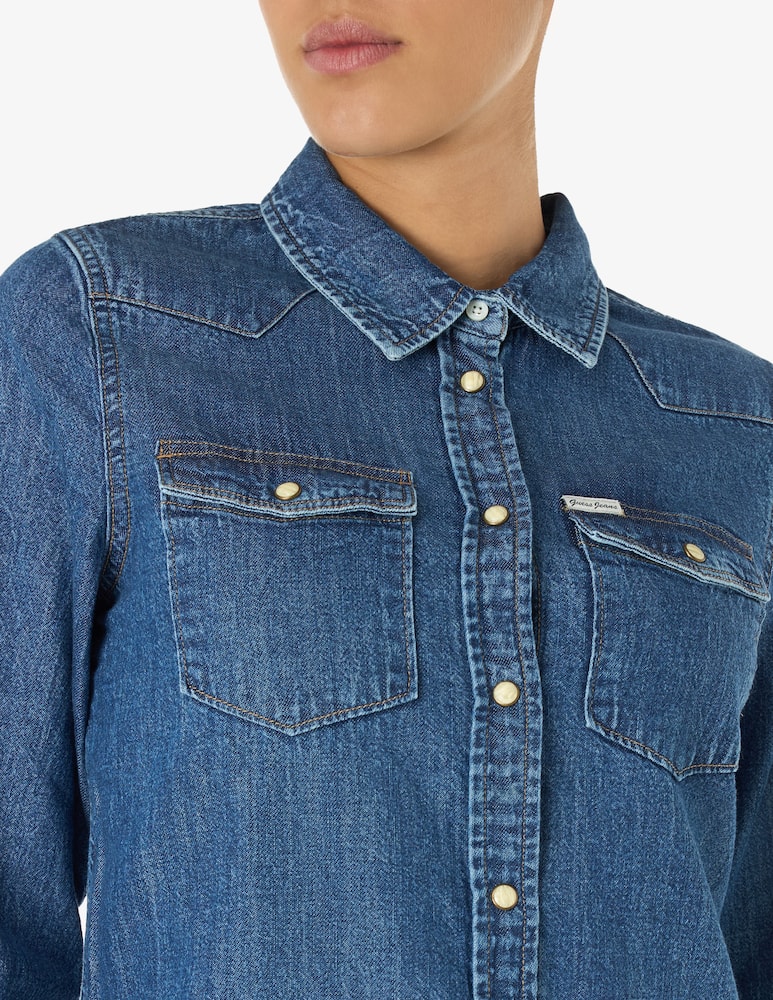 rinascente Guess Jeans GJ slim denim shirt