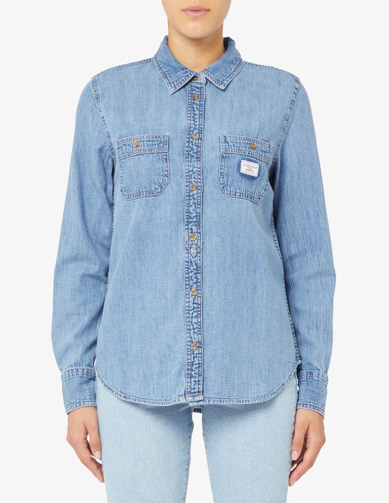Guess Jeans Camicia in denim regolare GJ - immagine 1 Guess Jeans Camicia in denim regolare GJ - immagine 1