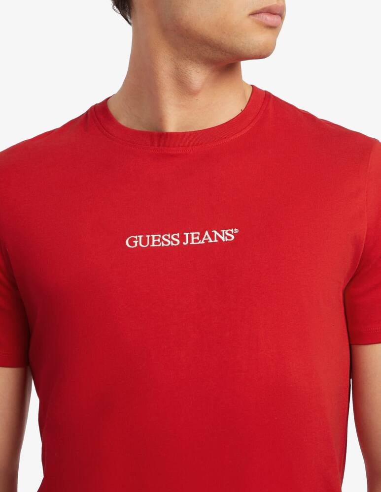 rinascente Guess Jeans Logo crewneck t-shirt
