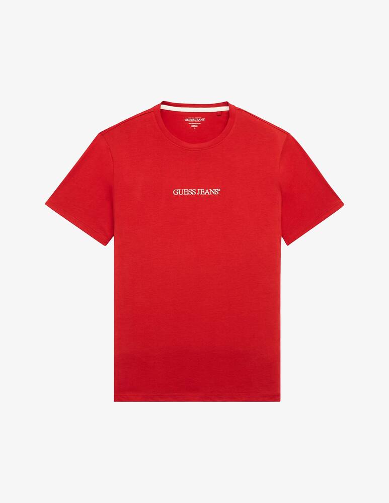 rinascente Guess Jeans Logo crewneck t-shirt