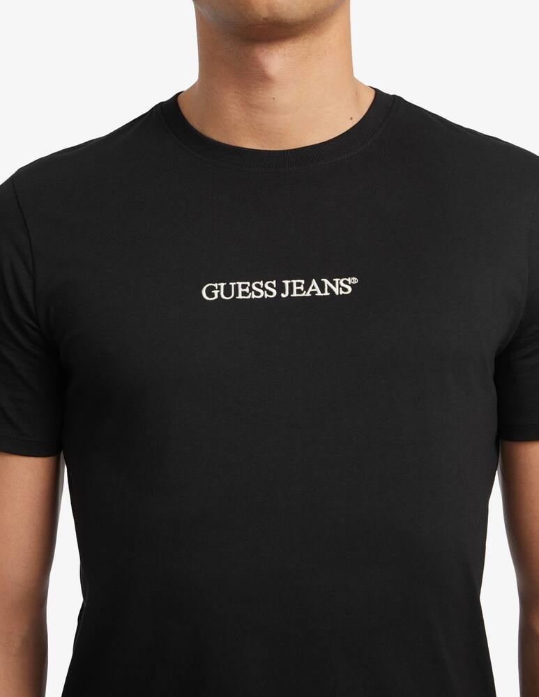 rinascente Guess Jeans Logo embroidered t-shirt