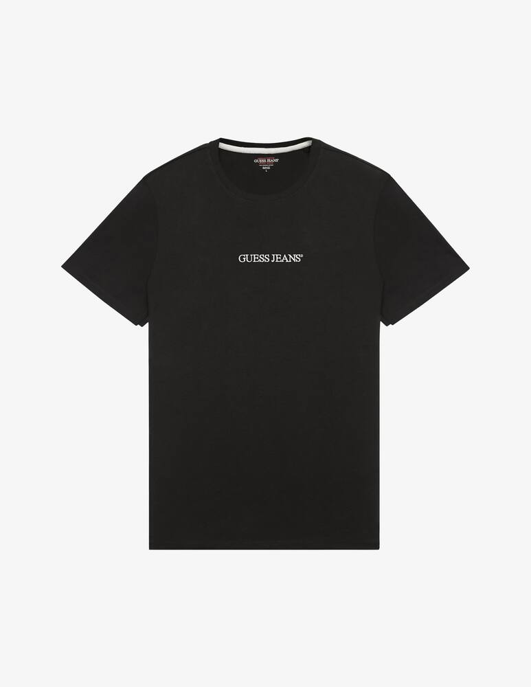 rinascente Guess Jeans Logo embroidered t-shirt