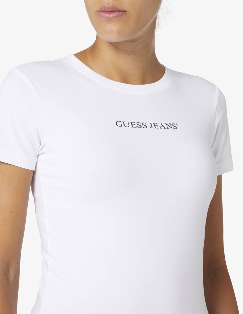 rinascente Guess Jeans T-shirt slim con stampa logo GJ
