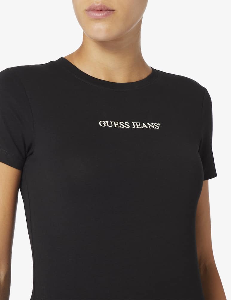 Guess Jeans T-shirt slim con stampa logo GJ - immagine 4 Guess Jeans T-shirt slim con stampa logo GJ - immagine 4