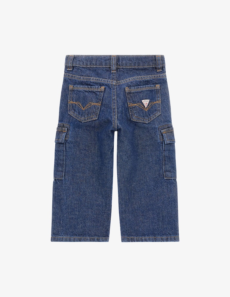 Guess Pantaloni cargo rigidi in denim - immagine 2 Guess Pantaloni cargo rigidi in denim - immagine 2