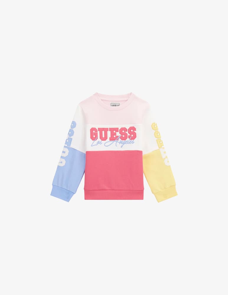 Guess Felpa girocollo con logo - immagine 1 Guess Felpa girocollo con logo - immagine 1