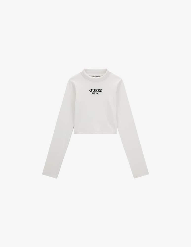 Guess Maglietta a costine elasticizzate - immagine 1 Guess Maglietta a costine elasticizzate - immagine 1