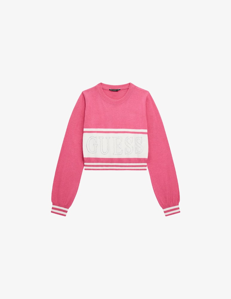Guess Maglione in misto cotone con logo - immagine 1 Guess Maglione in misto cotone con logo - immagine 1