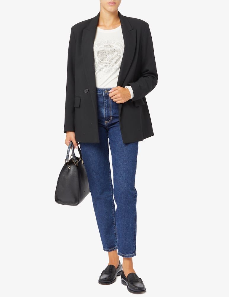 Guess Top a manica lunga in cotone - immagine 2 Guess Top a manica lunga in cotone - immagine 2
