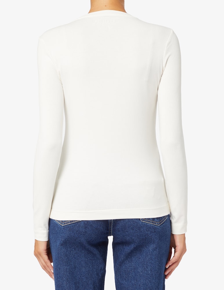 Guess Top a manica lunga in cotone - immagine 3 Guess Top a manica lunga in cotone - immagine 3