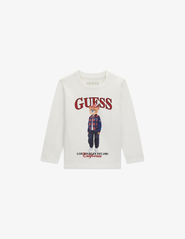 rinascente Guess T-shirt a maniche lunghe con stampa