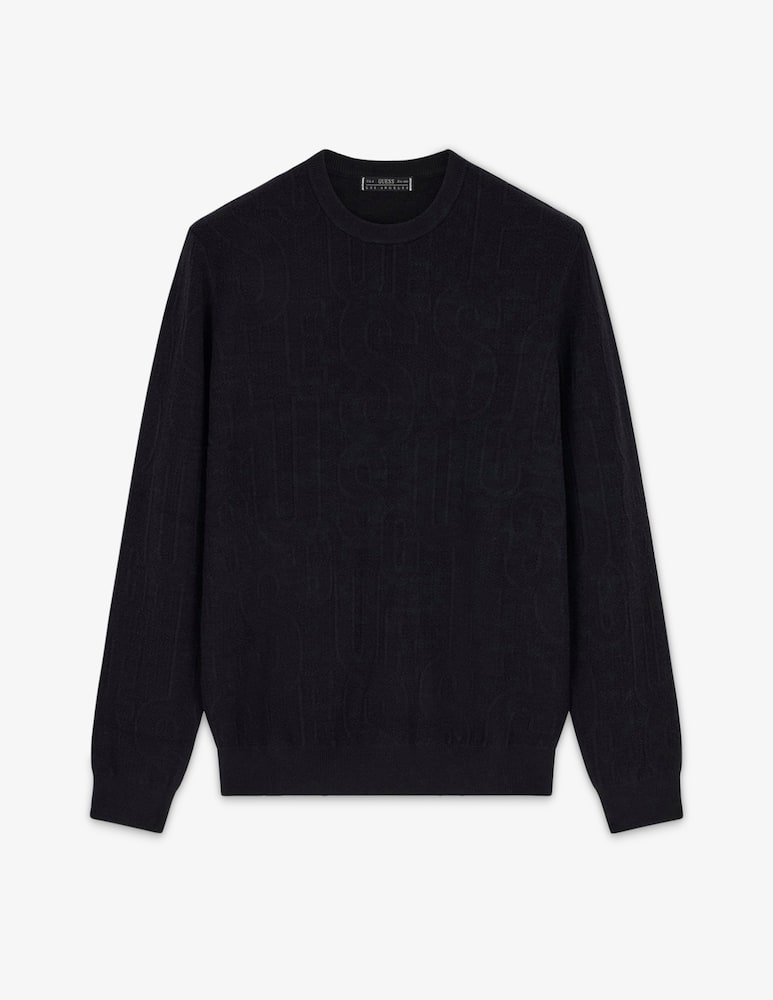 rinascente Guess Maglione girocollo logo allover