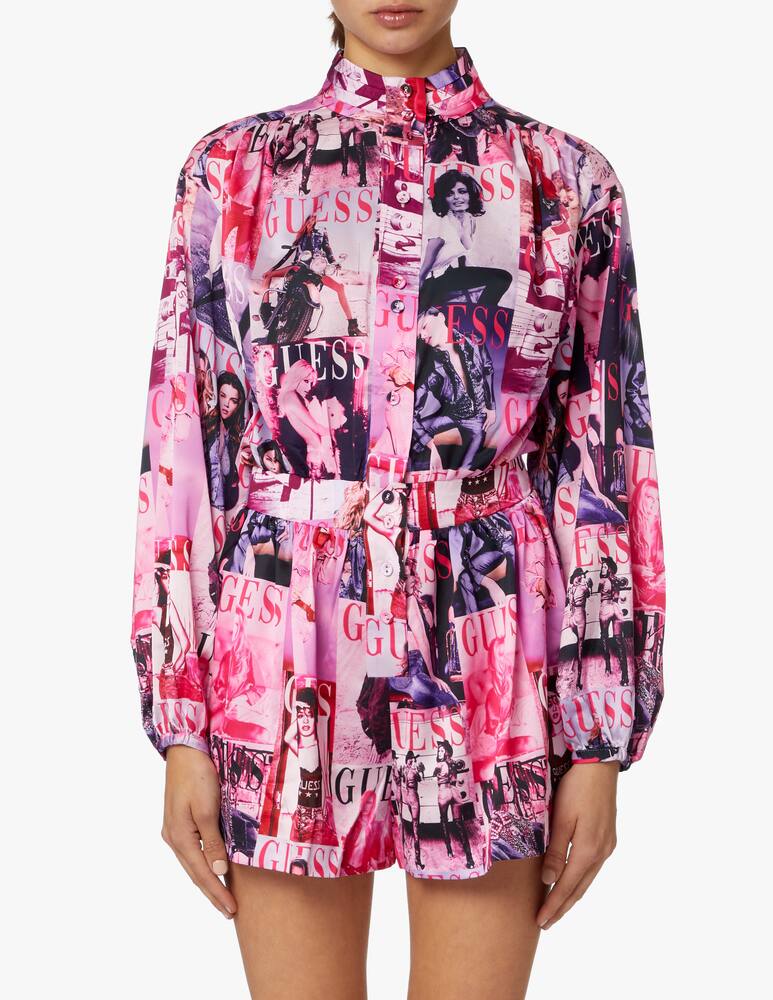 rinascente Guess Tuta corta con stampa magazine