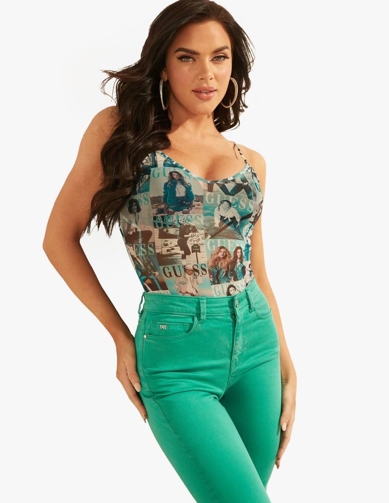 rinascente Guess Body con stampa magazine