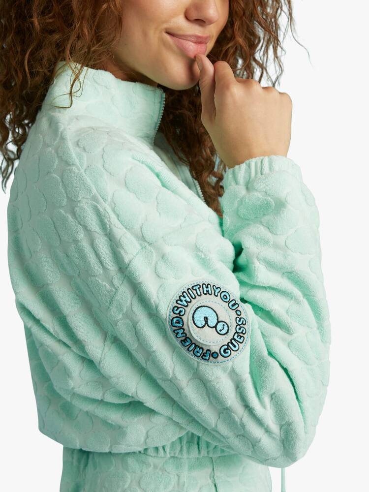 rinascente Guess Original Felpa crop stampa all over