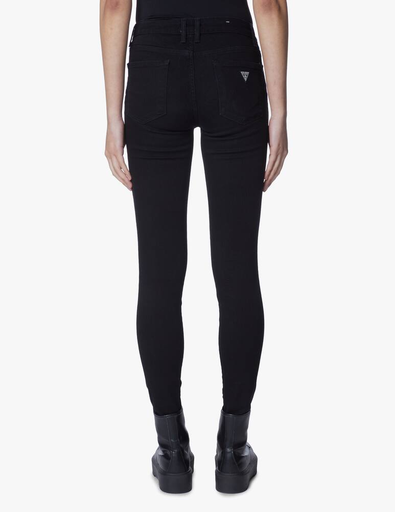 rinascente Guess Jeans skinny a vita alta Annette - nero