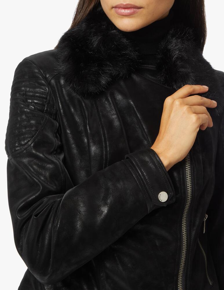 rinascente Guess Bora biker jacket