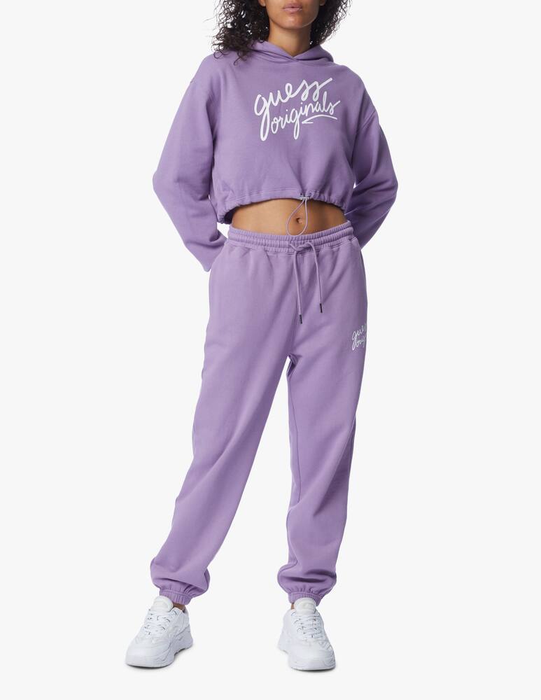 rinascente Guess Original Felpa crop con cappuccio Go Selena