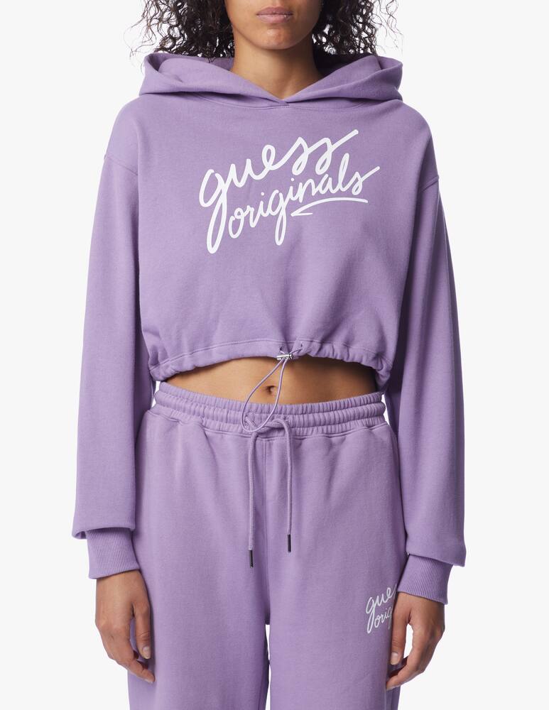 rinascente Guess Original Felpa crop con cappuccio Go Selena