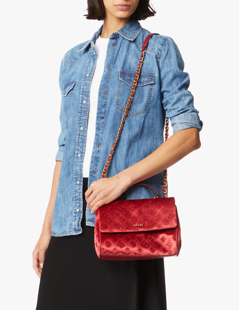 rinascente Guess Kimi convertible crossbody bag - red