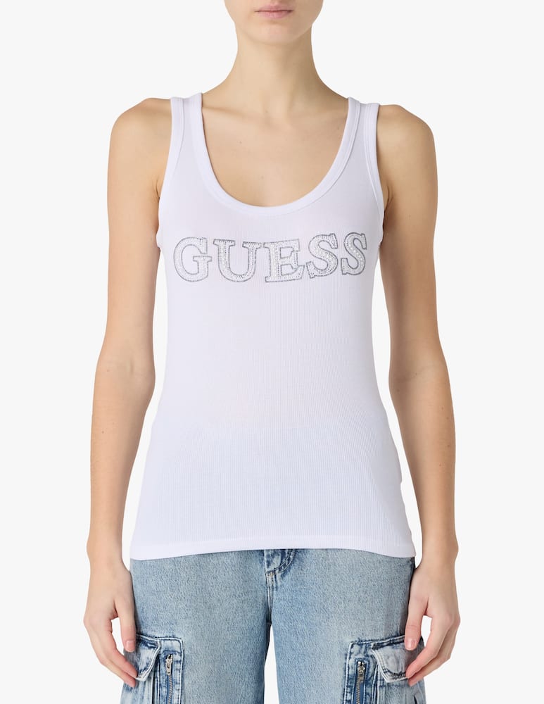 Guess Canotta logo embellito - immagine 1 Guess Canotta logo embellito - immagine 1