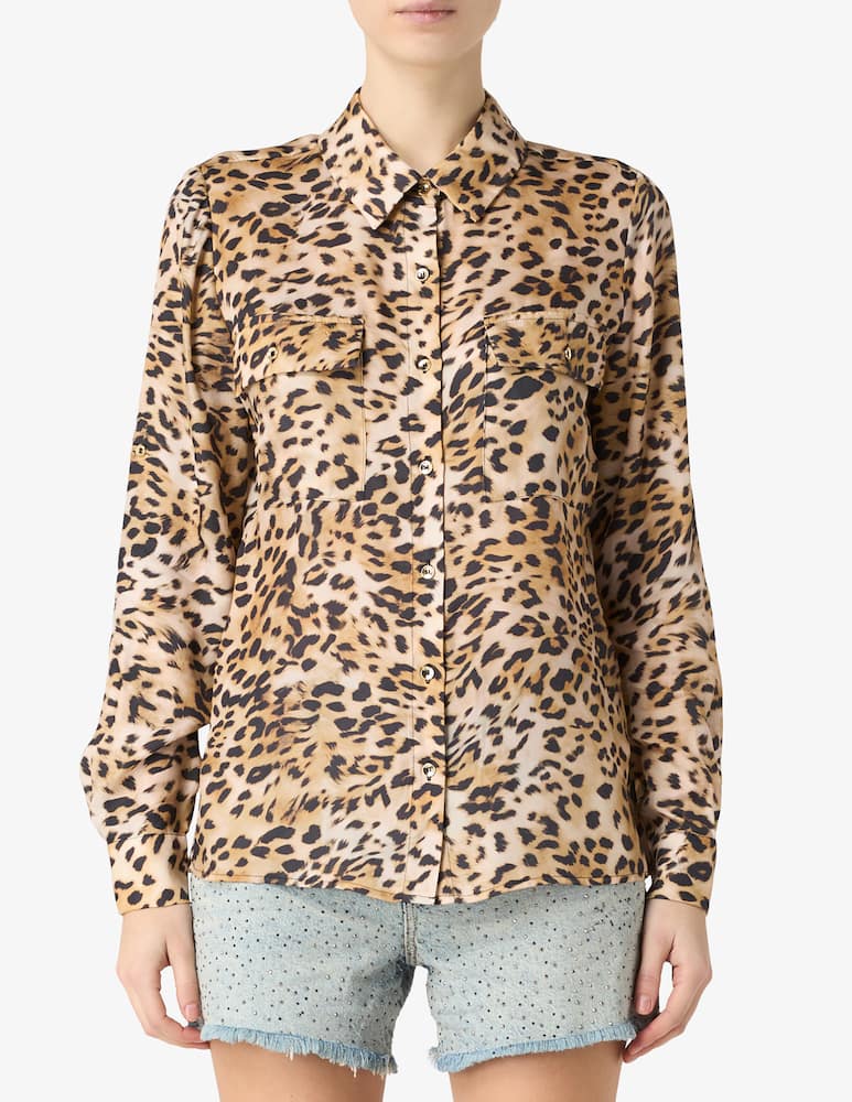 Guess Camicia leopardata Enora - immagine 1 Guess Camicia leopardata Enora - immagine 1