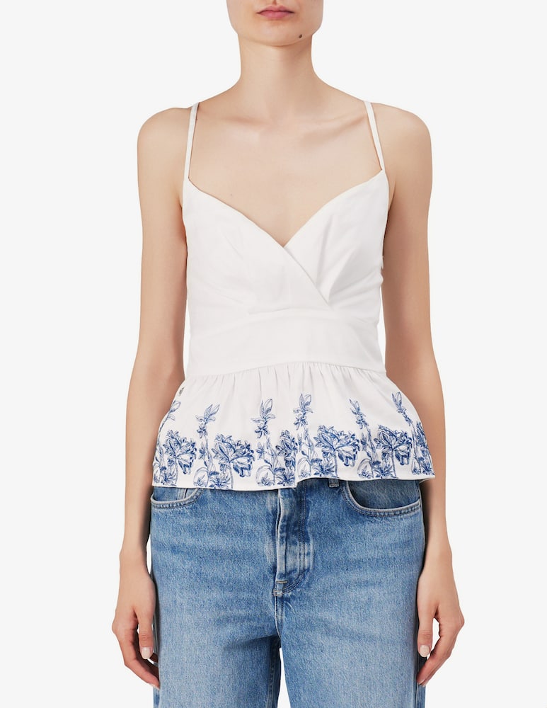 rinascente Guess Top ricamato Blanche