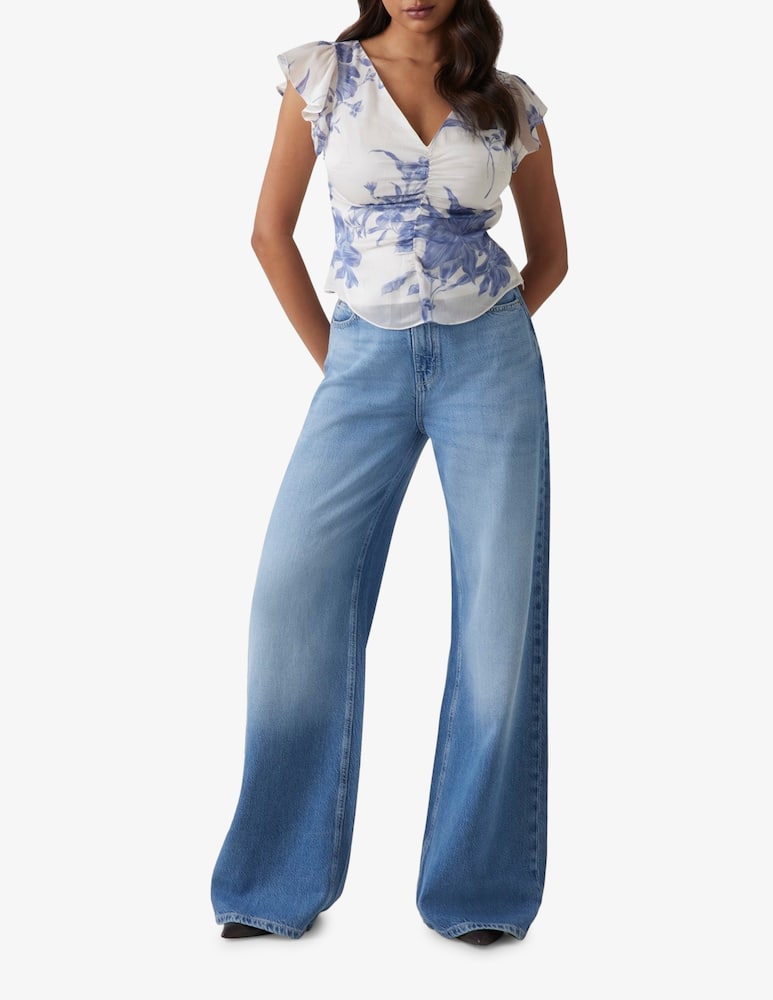 rinascente Guess Top in chiffon Melanie