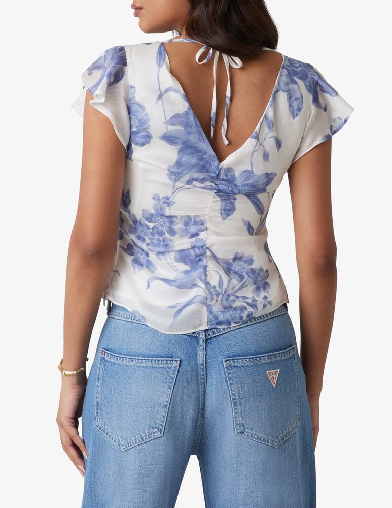 rinascente Guess Top in chiffon Melanie