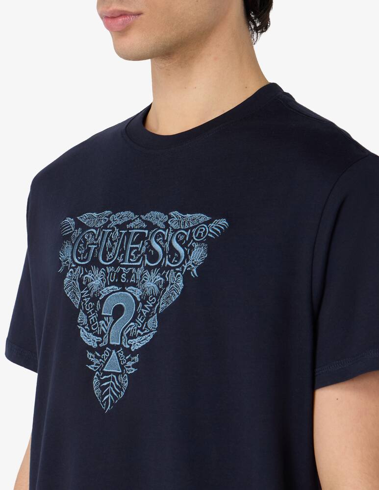 rinascente Guess T-shirt ricamo triangolo