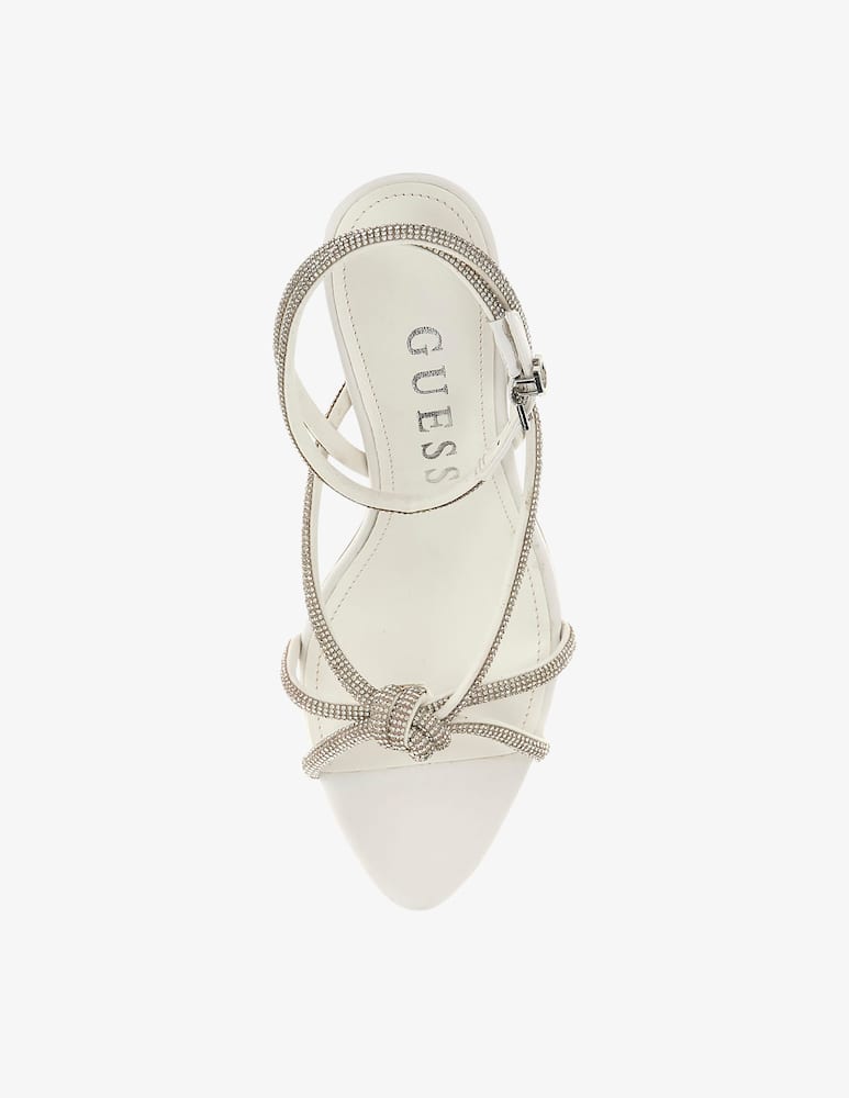 rinascente Guess Merlota crystal heel sandals