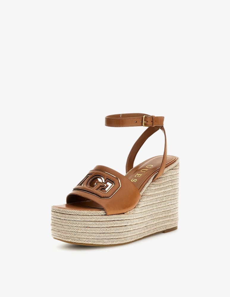 rinascente Guess Tanvee platform heel sandals
