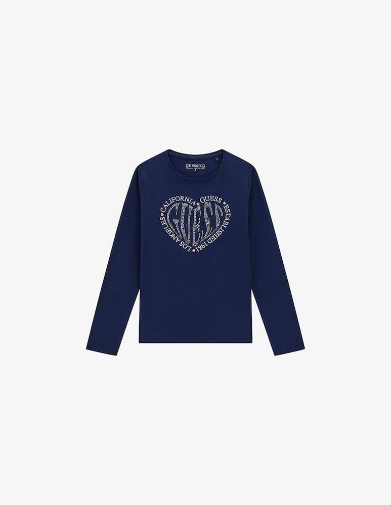 rinascente Guess T-shirt logo heart