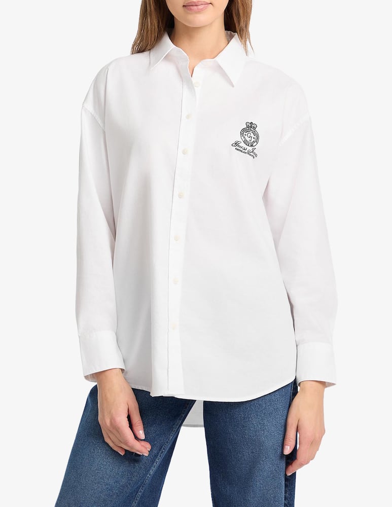 rinascente Guess Jeans Embroidered long sleeve shirt