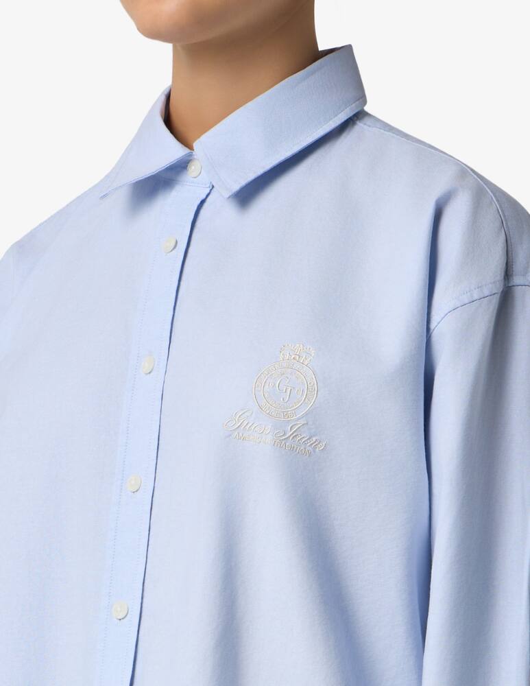 rinascente Guess Jeans Embroidered classic shirt
