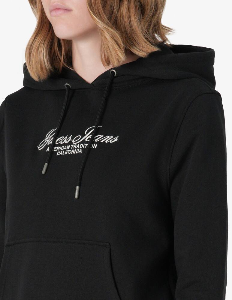 rinascente Guess Jeans Felpa cappuccio script