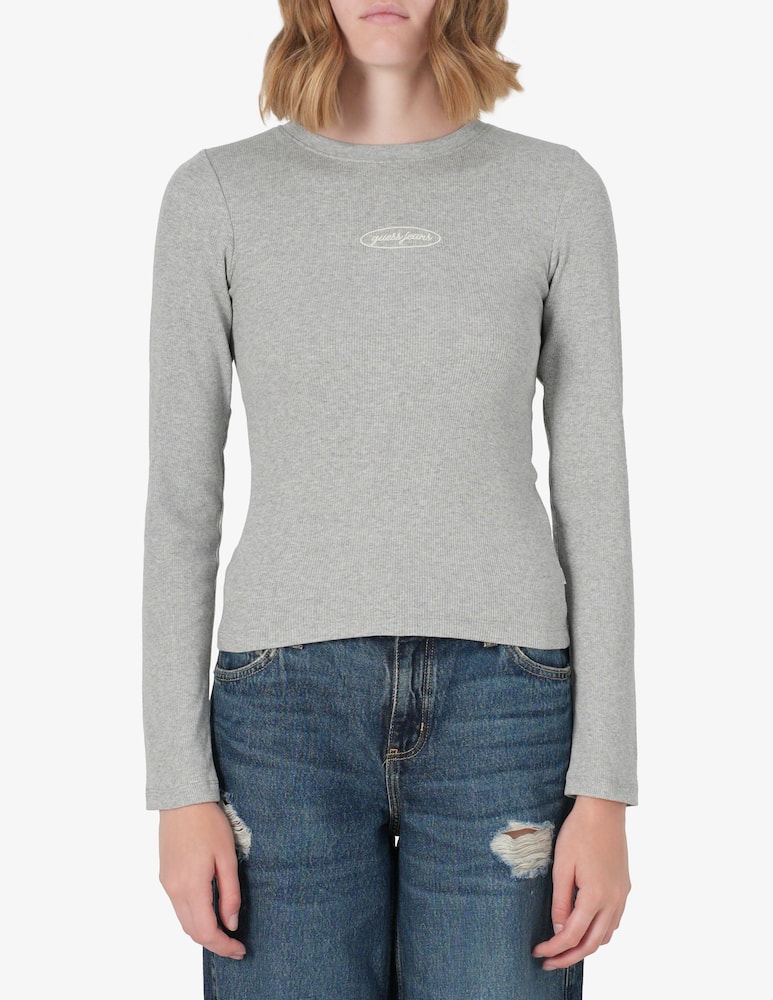 rinascente Guess Jeans Maglia slim ricamata