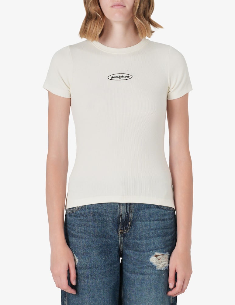 rinascente Guess Jeans T-shirt slim con logo
