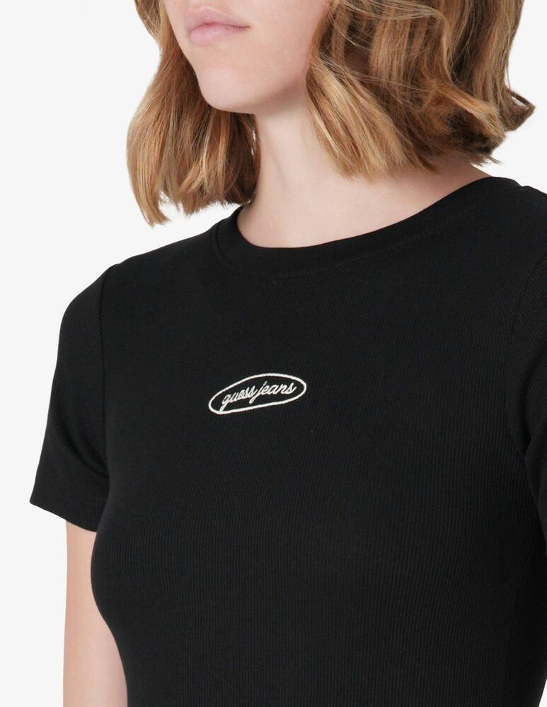 rinascente Guess Jeans Embroidered slim t-shirt