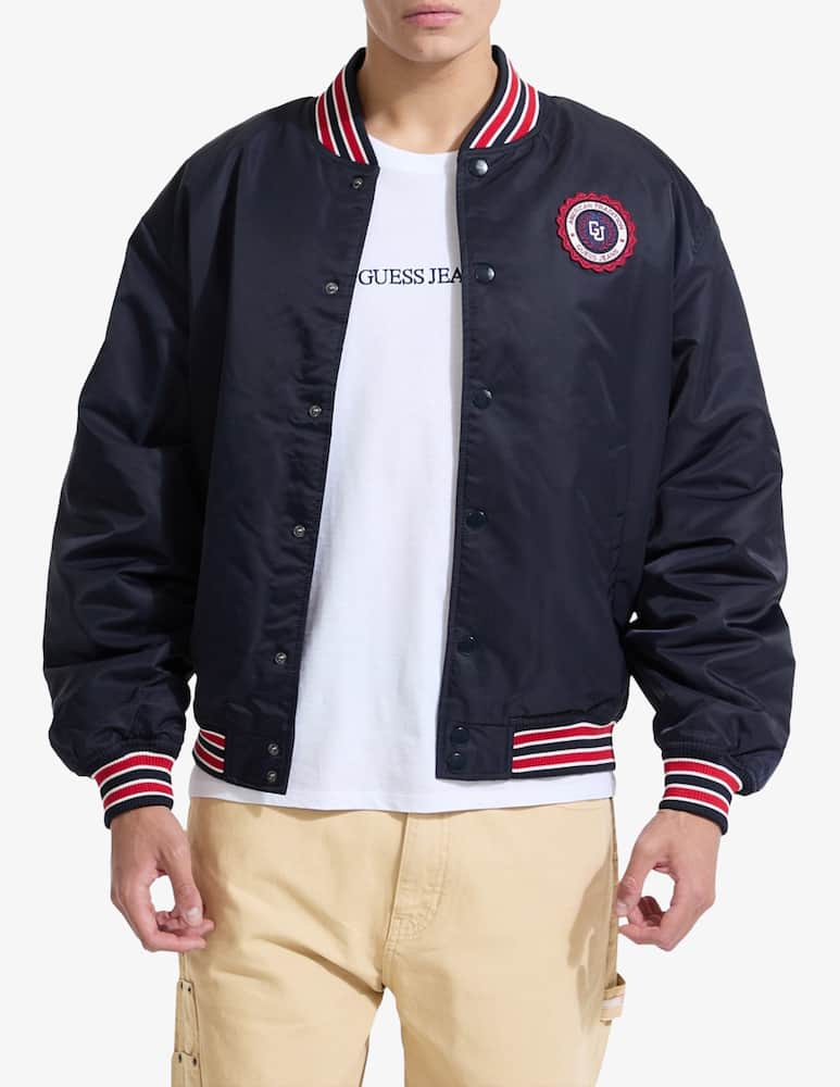 rinascente Guess Jeans Giubbotto varsity con patch