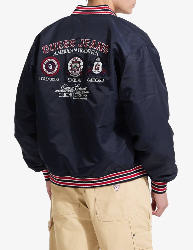 rinascente Guess Jeans Giubbotto varsity con patch